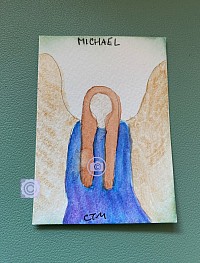 Archangel Michael - Cheryl Turtlemoons Channelled Angel Oracle Deck (c)